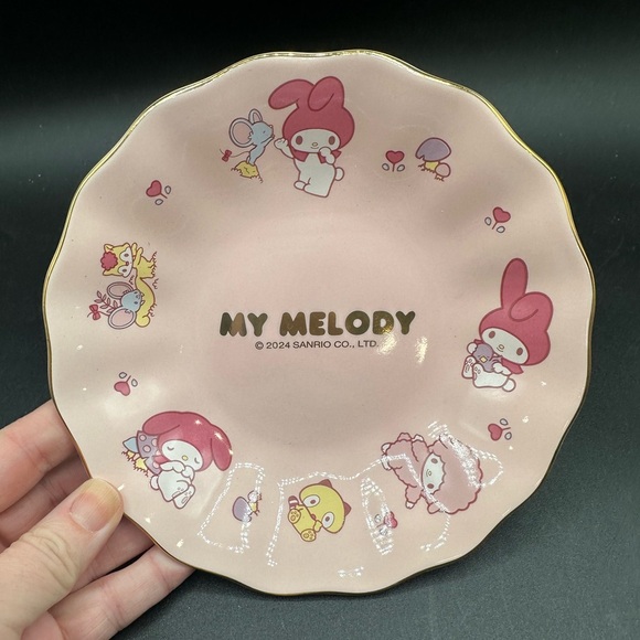 NEW Sanrio My Melody Ceramic Breakfast Cup & Saucer In Box - Picture 5 of 8